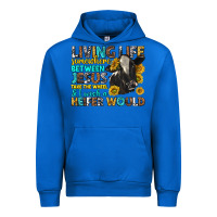 Cobalt living life somewhere between jesus Urban Hoodie - texasbilliewilder