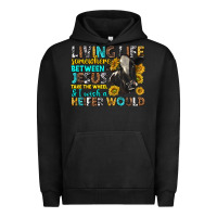 Pigment Black living life somewhere between jesus Urban Hoodie - texasbilliewilder