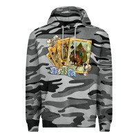 Slate Camo western rodeo playing cards tbw Premium Hoodie - texasbilliewilder