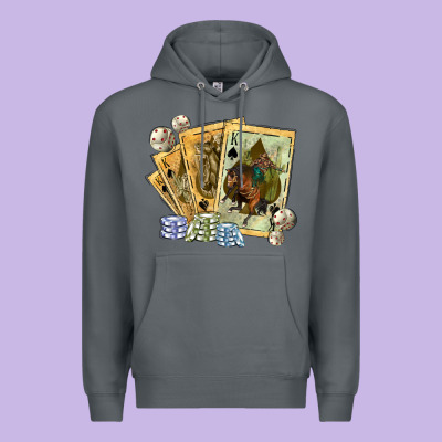 Premium Hoodie western rodeo playing cards tbw