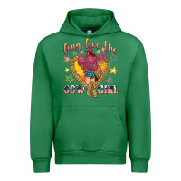 Emerald long live the cowgirl Urban Hoodie - texasbilliewilder