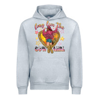 Heather Grey long live the cowgirl Urban Hoodie - texasbilliewilder