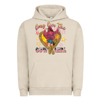 Pigment French Oak long live the cowgirl Urban Hoodie - texasbilliewilder