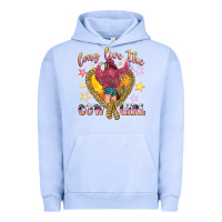 Pigment Grape Ice long live the cowgirl Urban Hoodie - texasbilliewilder