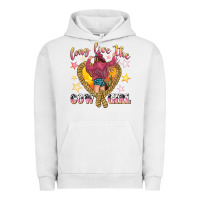 Pigment Lunar Rock long live the cowgirl Urban Hoodie - texasbilliewilder