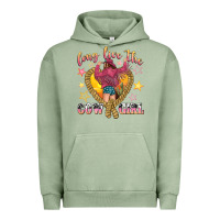 Pigment Oil Green long live the cowgirl Urban Hoodie - texasbilliewilder