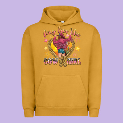 Long Live The Cowgirl Urban Hoodie Designed By Texasbilliewilder