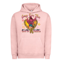 Pigment Salmon long live the cowgirl Urban Hoodie - texasbilliewilder