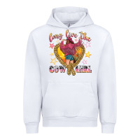 White long live the cowgirl Urban Hoodie - texasbilliewilder