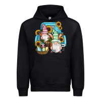 Black Easter Gnomes Egg Sunflowers Truck Urban Hoodie - RanaPortraitStore