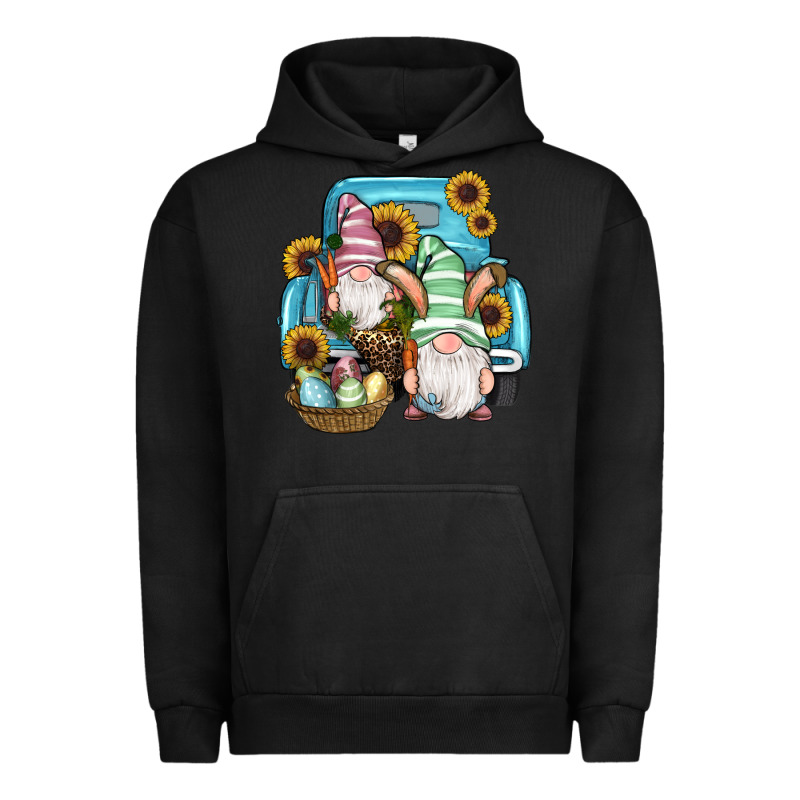 Easter Gnomes Egg Sunflowers Truck Urban Hoodie by RanaPortraitStore | Teevron