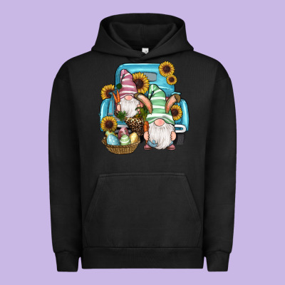 Urban Hoodie Easter Gnomes Egg Sunflowers Truck