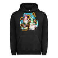 Pigment Black Easter Gnomes Egg Sunflowers Truck Urban Hoodie - RanaPortraitStore