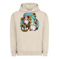 Pigment French Oak Easter Gnomes Egg Sunflowers Truck Urban Hoodie - RanaPortraitStore