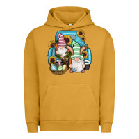 Pigment Peanut Butter Easter Gnomes Egg Sunflowers Truck Urban Hoodie - RanaPortraitStore