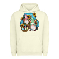 Pigment Pistachio Easter Gnomes Egg Sunflowers Truck Urban Hoodie - RanaPortraitStore
