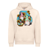 Sandshell Easter Gnomes Egg Sunflowers Truck Urban Hoodie - RanaPortraitStore