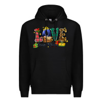 Black love came down luke 2 11 Premium Hoodie - Zillion Design Studio