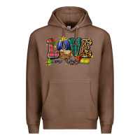 Chestnut love came down luke 2 11 Premium Hoodie - Zillion Design Studio