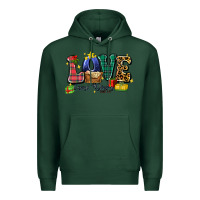 Sports Green love came down luke 2 11 Premium Hoodie - Zillion Design Studio