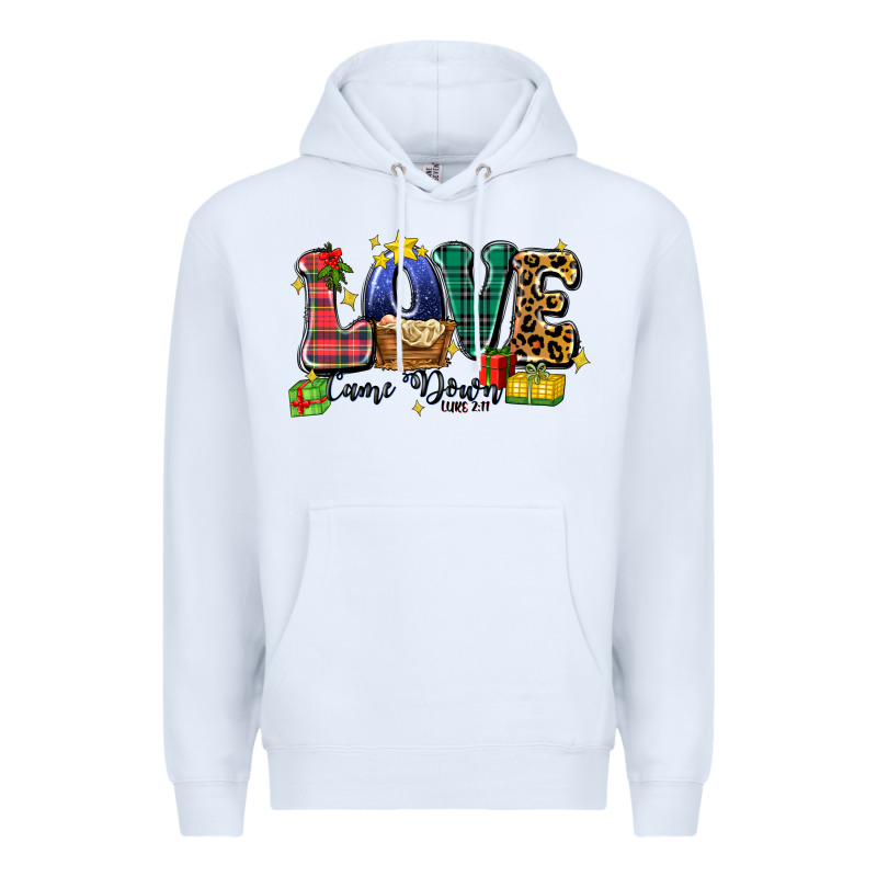 Love Came Down Luke 2 11 Premium Hoodie by Zillion Design Studio | Teevron