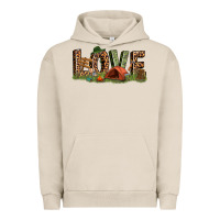 Pigment French Oak love camping Urban Hoodie - texasbilliewilder