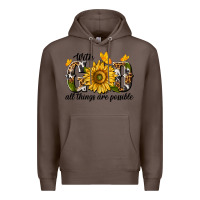 Coffee with god all things are possible Premium Hoodie - texasbilliewilder