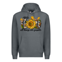 Rock with god all things are possible Premium Hoodie - texasbilliewilder