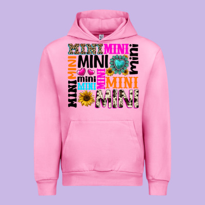 Mini Gemstone Sunflower Urban Hoodie Designed By Texasbilliewilder