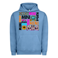 Pigment Pebble Blue mini gemstone sunflower Urban Hoodie - texasbilliewilder