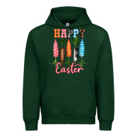 Forest Green Happy Easter Urban Hoodie - RanaPortraitStore