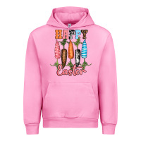 Fuchsia Pink Happy Easter Urban Hoodie - RanaPortraitStore