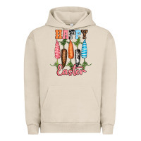 Pigment French Oak Happy Easter Urban Hoodie - RanaPortraitStore