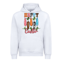 White Happy Easter Urban Hoodie - RanaPortraitStore