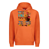 Carrot why yall trying to test the jesus in me Premium Hoodie - texasbilliewilder