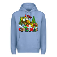 Colony Blue i dig christmas Premium Hoodie - Zillion Design Studio