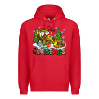 Red i dig christmas Premium Hoodie - Zillion Design Studio