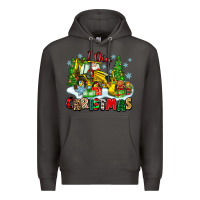Smoke i dig christmas Premium Hoodie - Zillion Design Studio