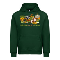 Forest Green Obsessive cow disorder coffee cups Urban Hoodie - texasbilliewilder