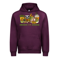 Mauve Wine Obsessive cow disorder coffee cups Urban Hoodie - texasbilliewilder