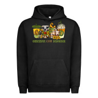 Pigment Black Obsessive cow disorder coffee cups Urban Hoodie - texasbilliewilder