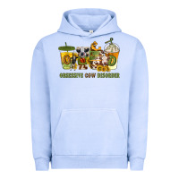 Pigment Grape Ice Obsessive cow disorder coffee cups Urban Hoodie - texasbilliewilder