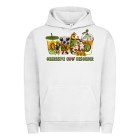 Pigment Lunar Rock Obsessive cow disorder coffee cups Urban Hoodie - texasbilliewilder