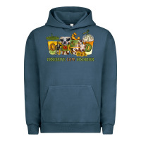 Pigment Midnight Navy Obsessive cow disorder coffee cups Urban Hoodie - texasbilliewilder
