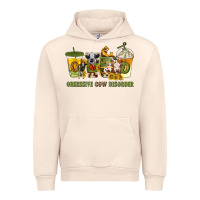 Obsessive Cow Disorder Coffee Cups Urban Hoodie | Teevron