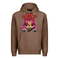 Chestnut Valentine's day tedybear truck Premium Hoodie - RanaPortraitStore