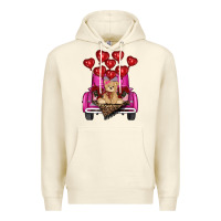 Sandshell Valentine's day tedybear truck Premium Hoodie - RanaPortraitStore