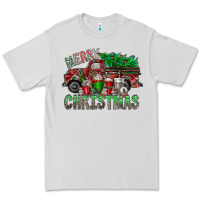 Dove Grey merry christmas  truck Premium Tee - CowhideDigitalArt