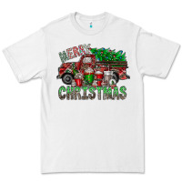 White merry christmas  truck Premium Tee - CowhideDigitalArt