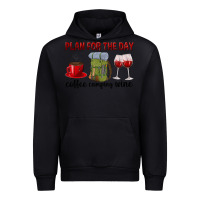 Black Plan for the day coffee camping wine Urban Hoodie - texasbilliewilder